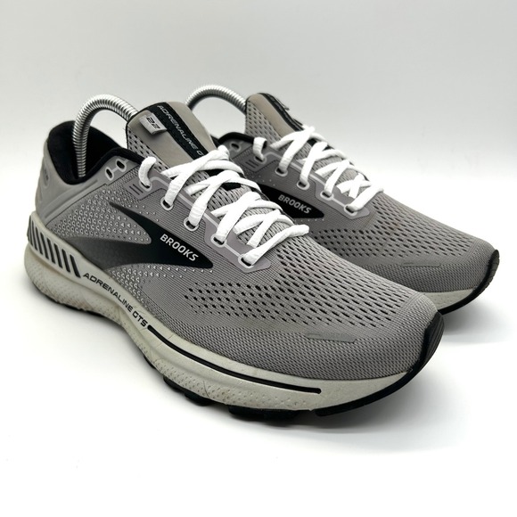 Brooks Adrenaline GTS 22 Shoes Men 8 Grey Stability Running Sneakers 1103661D012 main image 7